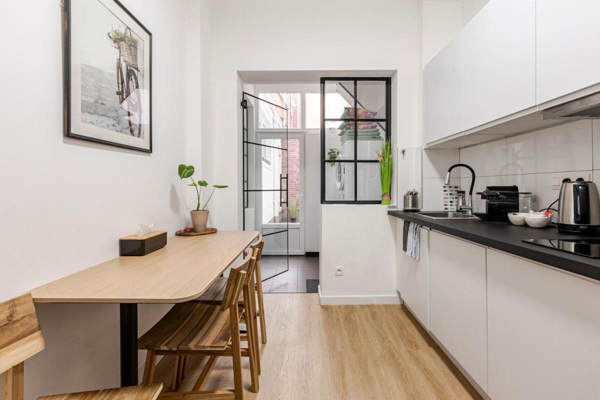 Cosy Appartement Met Tuin In Centrum Antwerpen Gratis Parking Free Parking! エクステリア 写真