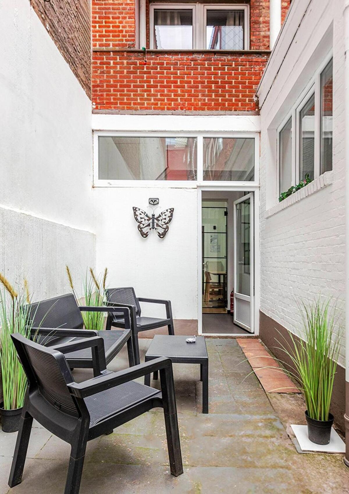 Cosy Appartement Met Tuin In Centrum Antwerpen Gratis Parking Free Parking! エクステリア 写真